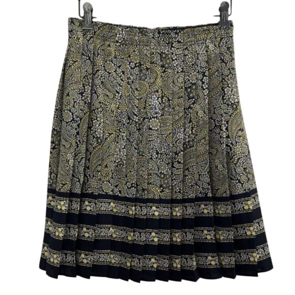 TOMMY HILFIGER Paisley Knee Pleated Skirt, Size 12, New with Tag - Picture 7 of 9